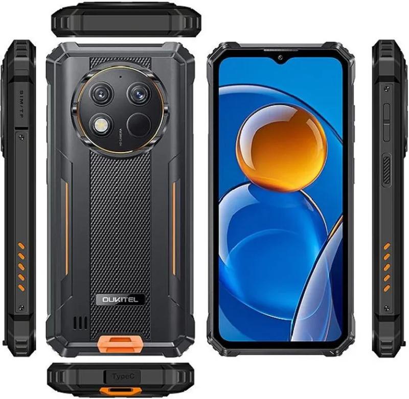 Oukitel G1, Celular Robusto, 256GB/24GB, Bateria 10600mAh, NFC